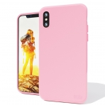Orzly Apple iPhone X Mat Klf-Pink