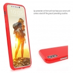 Orzly Apple iPhone X Mat Klf-Red
