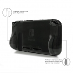 Orzly Nintendo Switch Klf-Black Slate