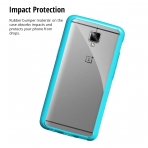 Orzly OnePlus 3T / OnePlus 3 Fusion Bumper Klf-BLUE