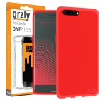 Orzly OnePlus 5 FlexiCase Slim-Fit Klf-Red