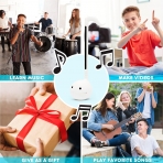 Otamatone Japon Elektronik Mzik Enstrman Sentezleyici Kp (Beyaz)