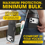 OtterBox Commuter iPhone 18 Pro Max MagSafe K�l�f-Black Ash