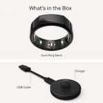 Oura Ri ng Gen3 Heritage Akll Yzk(Black)-13