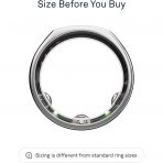 Oura Ri ng Gen3 Heritage Akll Yzk(Silver)-9