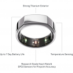 Oura Ri ng Gen3 Heritage Akll Yzk(Silver)-11