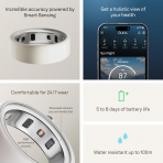 Oura Ri ng Gen4 Horizon Seramik Akll Yzk(Cloud)-7