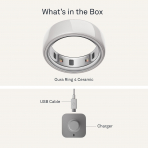 Oura Ri ng Gen4 Horizon Seramik Akll Yzk(Cloud)-6