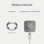 Oura Ri ng Gen 5 Ak�ll� Y�z�k (Brushed Silver)-10