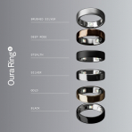 Oura Ri ng Gen 5 Ak�ll� Y�z�k (Brushed Silver)-13