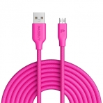 PASBUY Mikro USB Hzl arj Kablosu (2 Adet)-Pink