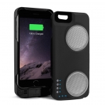 PERI Hoparlr/ iPhone 6/6S Bataryal Klf (2900 mAh)-Black