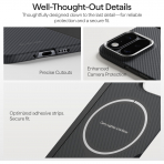 PITAKA Google Pixel 11 Pro Fold Ultra �nce K�l�f-Black Grey