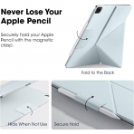 PITAKA Manyetik iPad Air Klf (13 in)-Light Blue