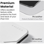 PITAKA Apple iPad Mini 6/7 MagEZ Folio K�l�f-White