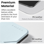 PITAKA Apple iPad Mini 6/7 MagEZ Folio K�l�f-Blue