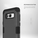 PIXIU Samsung Galaxy S8 Soft Silikon K�l�f-Black