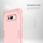 PIXIU Samsung Galaxy S8 Soft Silikon K�l�f-Rose Gold 