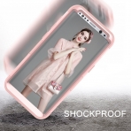 PIXIU Samsung Galaxy S8 Soft Silikon K�l�f-Rose Gold 