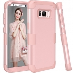 PIXIU Samsung Galaxy S8 Soft Silikon K�l�f-Rose Gold 