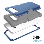 PIXIU Samsung Galaxy S8 Soft Silikon K�l�f-Navy Grey