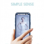 PIXIU Samsung Galaxy S8 Soft Silikon K�l�f-Navy Grey