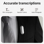 PLAUD NotePin Al Ses Kaydedici -Silver