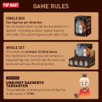 POP MART Game of Thrones Koleksiyon Aksiyon Figr(10cm)