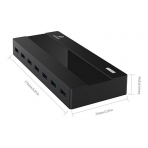 POWERILLEX USB 3.0 7 Balantl Hub Adaptr