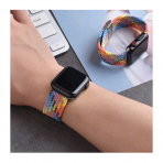 PROATL Apple Watch 7 Solo Loop (45mm)-Light Rainbow
