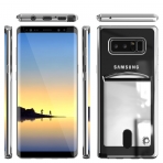 PUNKcase Samsung Note 8 Lucid Serisi Kartlkl Klf (MIL-STD-810G)-Silver