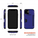 Patchworks Apple iPhone 11 Level Czdan Klf (MIL-STD-810G)-Blue