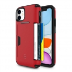 Patchworks Apple iPhone 11 Level Czdan Klf (MIL-STD-810G)-Red