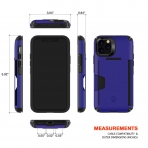 Patchworks Apple iPhone 11 Pro Max Level Czdan Klf (MIL-STD-810G)-Blue