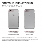 Patchworks iPhone 7 Plus / 6S Plus / 6 Plus Bumper Klf (Mil-STD-810G)-Silver