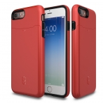 Patchworks iPhone 7 Plus Czdan Klf (Mil-STD-810G)-Red