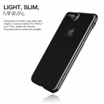 Patchworks iPhone 7 Plus Thin Fit Hard K�l�f- Jet Black