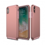 Patchworks Apple iPhone X Chroma Serisi Klf (MIL-STD-810G)-Pink