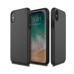 Patchworks Apple iPhone X Chroma Serisi Klf (MIL-STD-810G)-Black