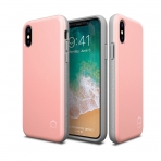 Patchworks Apple iPhone X Level ITG Serisi Klf (MIL-STD-810G)-Pink