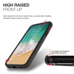 Patchworks Apple iPhone X Wallet Series Kartlkl Klf (MIL-STD-810G)-Red