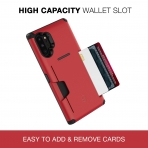Patchworks Galaxy Note 10 Plus Level Czdan Klf (MIL-STD-810G)-Red