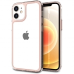 Patchworks iPhone 12 Mini Lumina Serisi Klf (MIL-STD-810G)-Clear Pink
