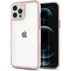 Patchworks iPhone 12 Pro Max Lumina Serisi Klf (MIL-STD-810G)-Clear Pink