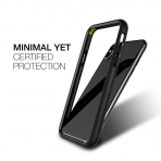 Patchworks iPhone X Level Silhouette Bumper Klf (MIL-STD-810G)-Black