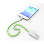 Pawtec Lightning to USB Kablo (1M)-Lime Green