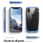 Poetic Apple iPhone XS / X Lucent Kaplama Bumper Klf-Blue