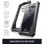 Poetic LG G8 ThinQ Guardian Serisi Klf (MIL-STD-810G)-Black