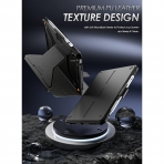 Poetic Explorer Serisi iPad 10.Nesil 360 Derece Standl Klf (10.9 in)-Black