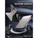 Poetic Explorer Serisi iPad 10.Nesil 360 Derece Standl Klf (10.9 in)-Space Gray